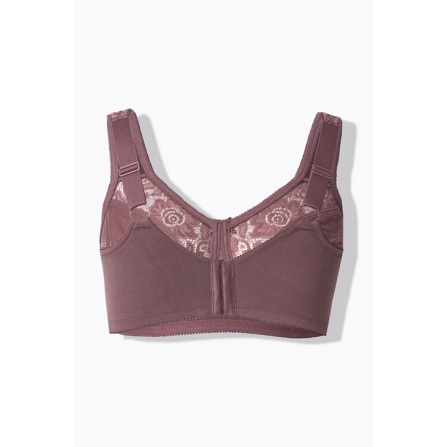 Ulla Popken Reggiseno sostenitivo Kelly in pizzo senza ferretto  
