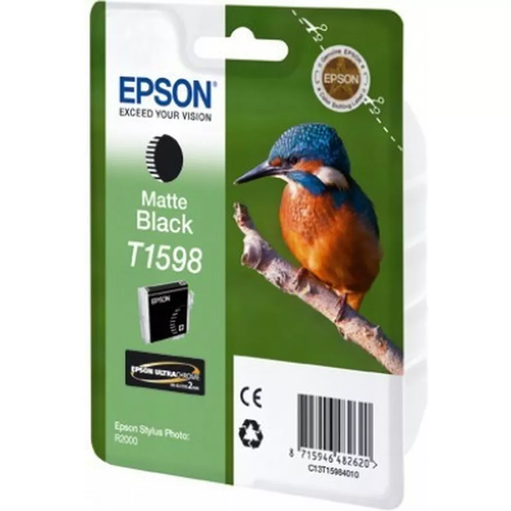 Epson – Tintenpatrone matte black T159840 Stylus Photo R2000 17ml, One Size