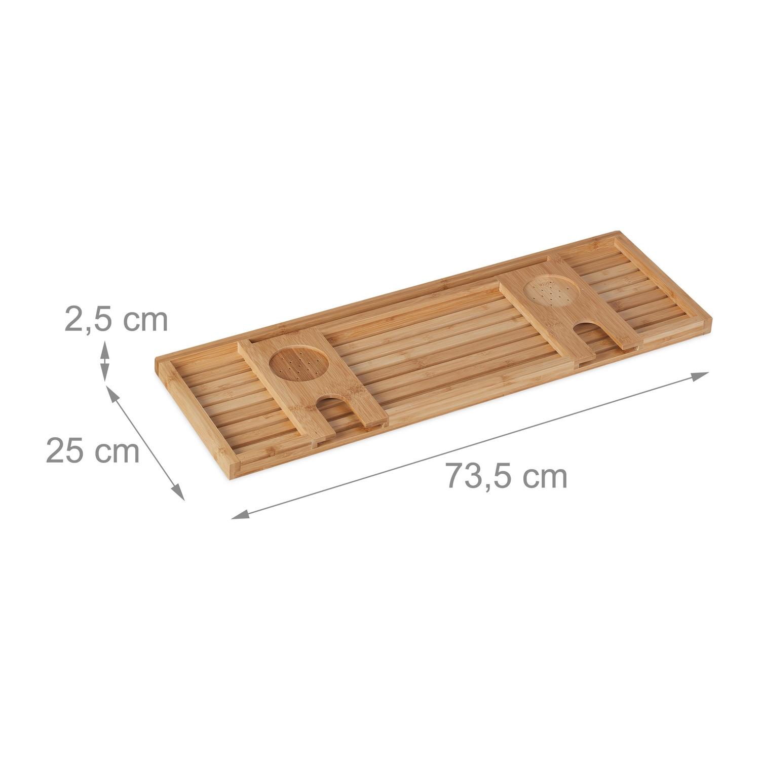 B2X Badewannenablage aus Bambus  