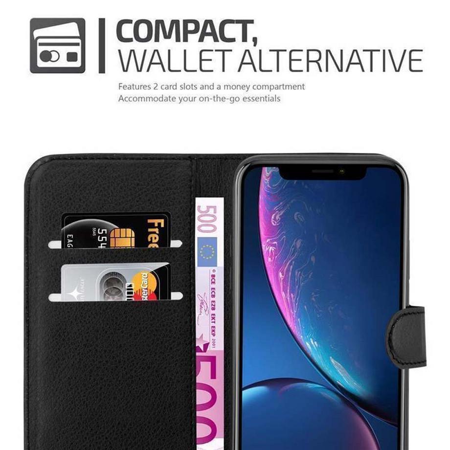 Cadorabo  Hülle für Apple iPhone XR Standfunktion, Kartenfach 