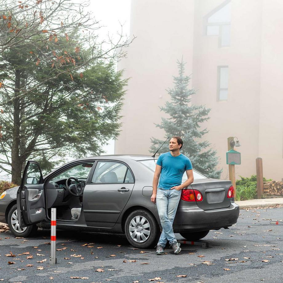 B2X  Poteau de barrière pliable 