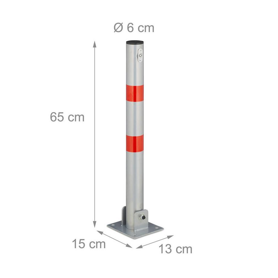 B2X  Poteau de barrière pliable 