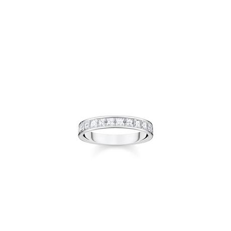 Thomas Sabo  Ring Weiß Steine Pavé 