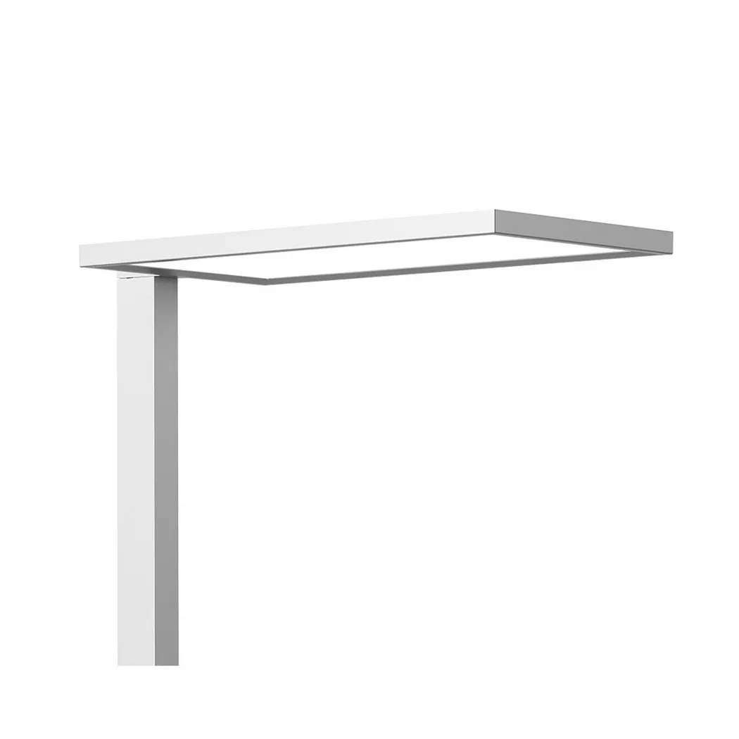 Contini – LED Büro-Stehleuchte Morelux dimmbar silber, One Size