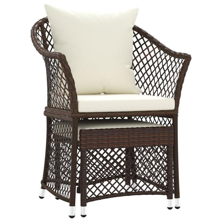 VidaXL Garten-lounge-set poly-rattan  