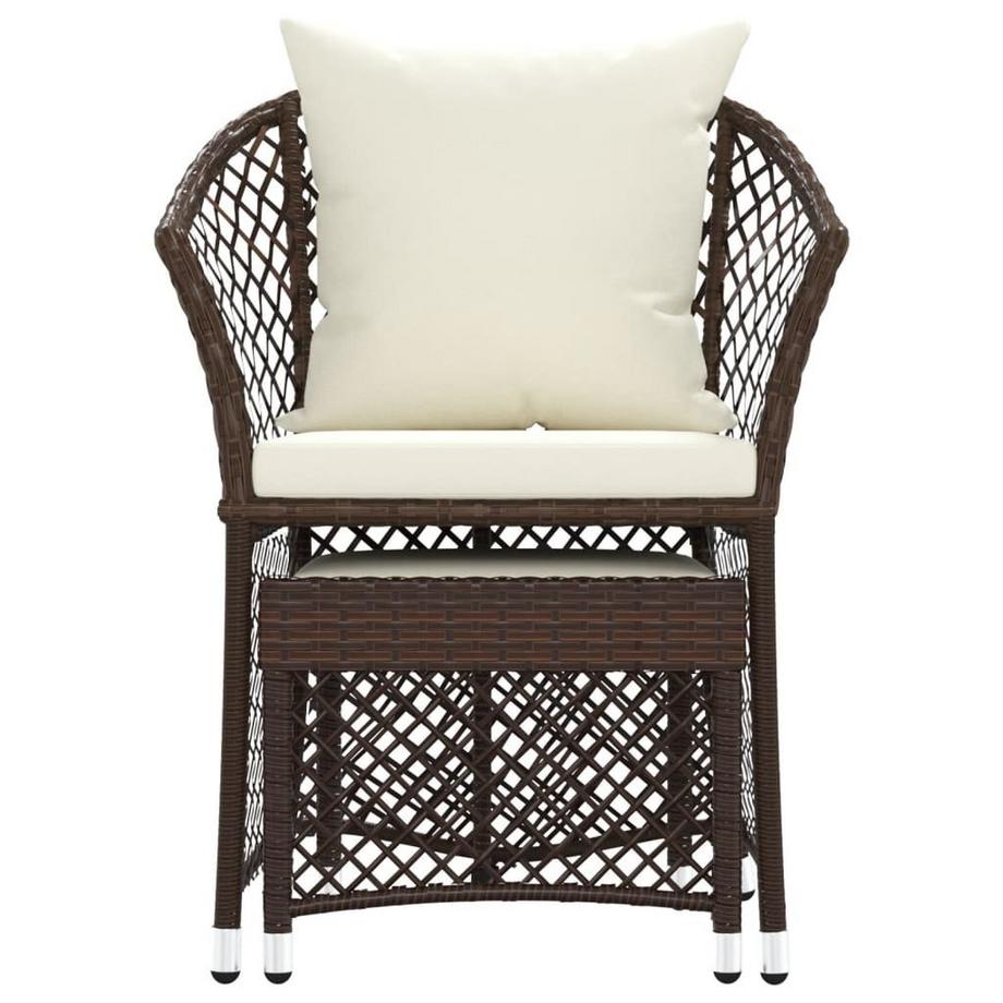 VidaXL Garten-lounge-set poly-rattan  
