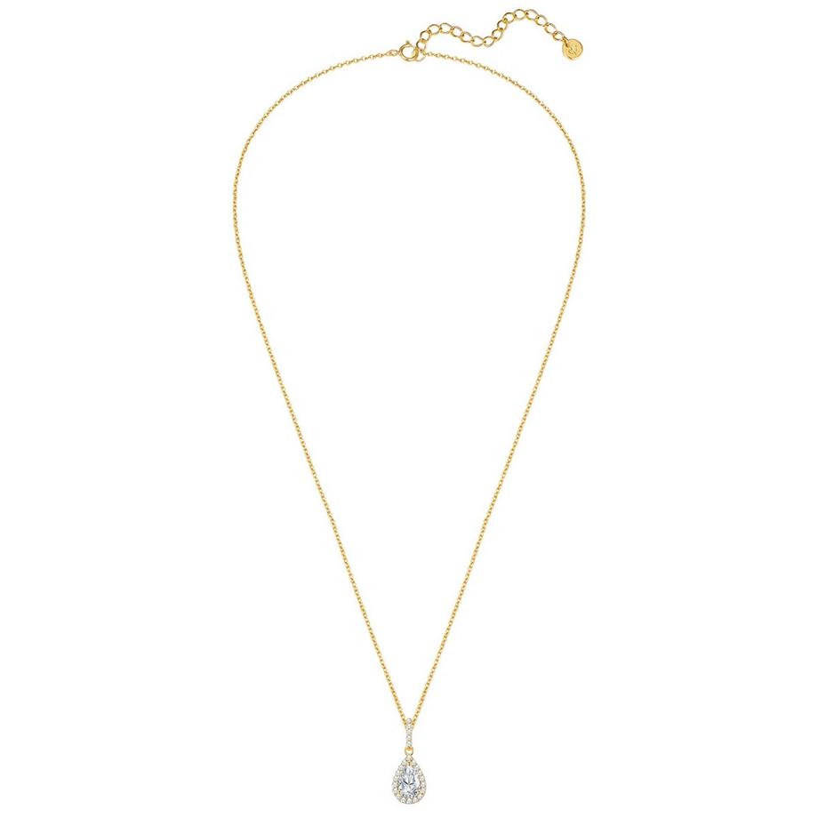 Glanzstücke München  Kette mit Anhänger Sterling Silber gelbgold Zirkonia 