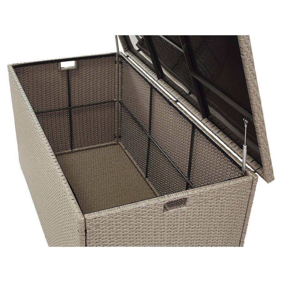 Beliani Aufbewahrungsbox aus PE Rattan Boho MODENA  