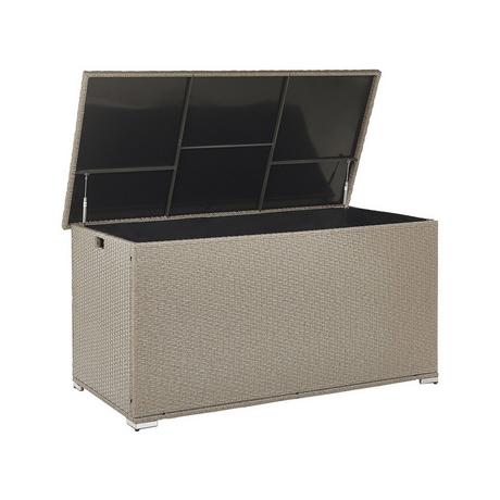 Beliani Coffre de rangement en Polyrotin Boho MODENA  