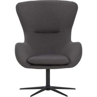 mutoni Fauteuil haut avec fonction pivotante, gris foncé  