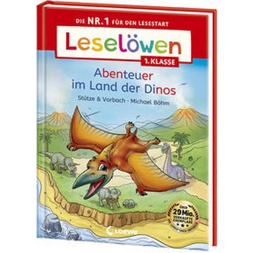 Leselöwen 1. Klasse - Abenteuer im Land der Dinos