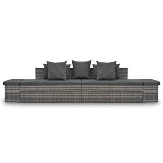 VidaXL Gartensofa-set poly-rattan  