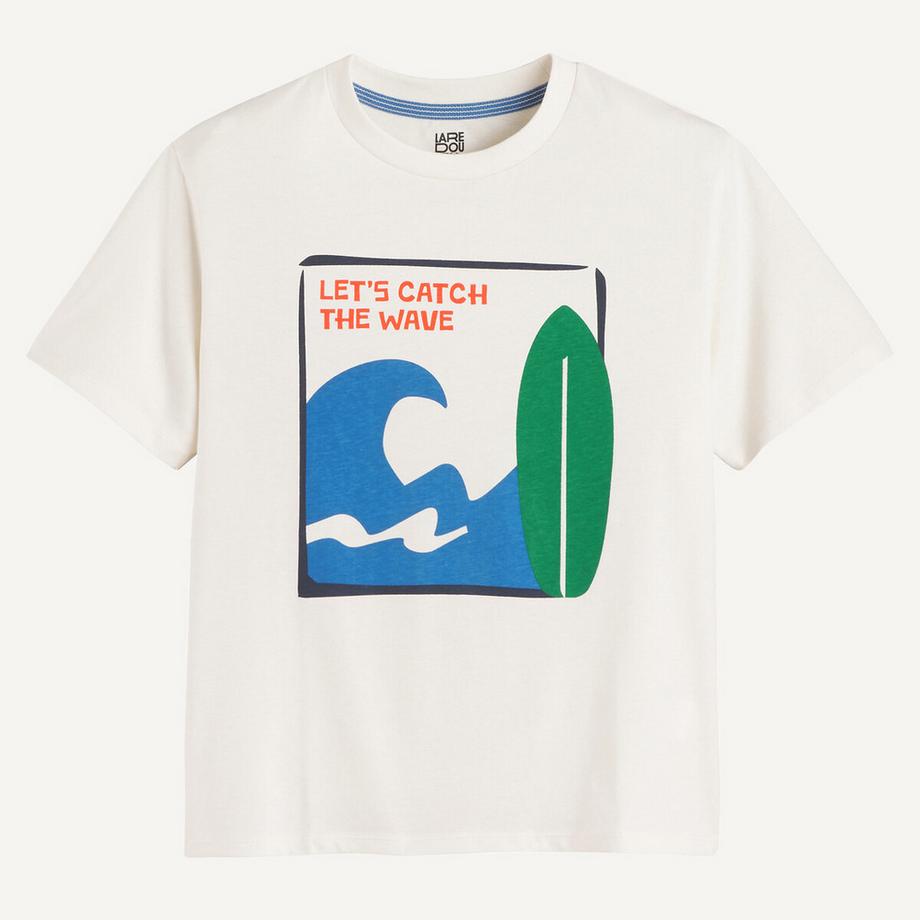La Redoute Collections  T-shirt manches courtes oversize imprimé 