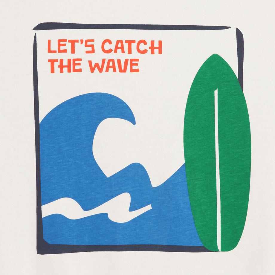 La Redoute Collections  T-shirt manches courtes oversize imprimé 