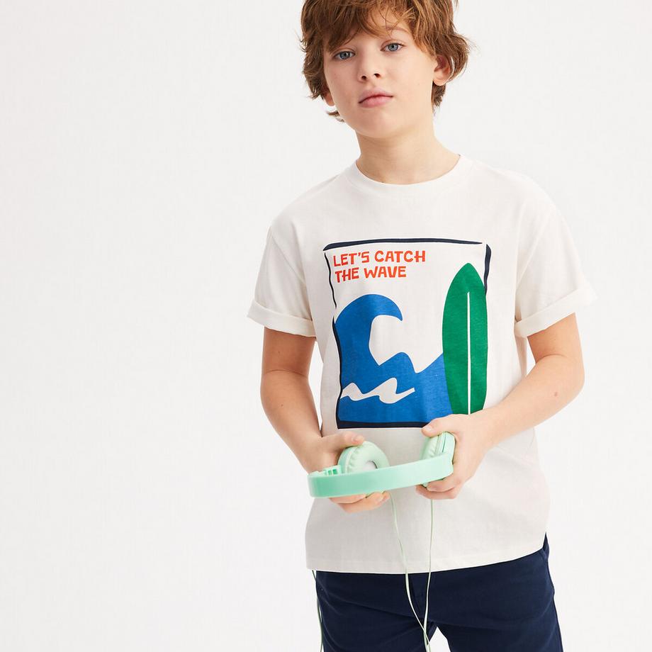 T-shirt manches courtes oversize imprimé