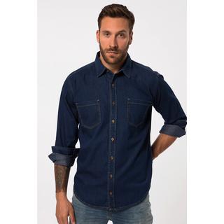 JP1880  Jeanshemd, Langarm, Kentkragen, Modern Fit 