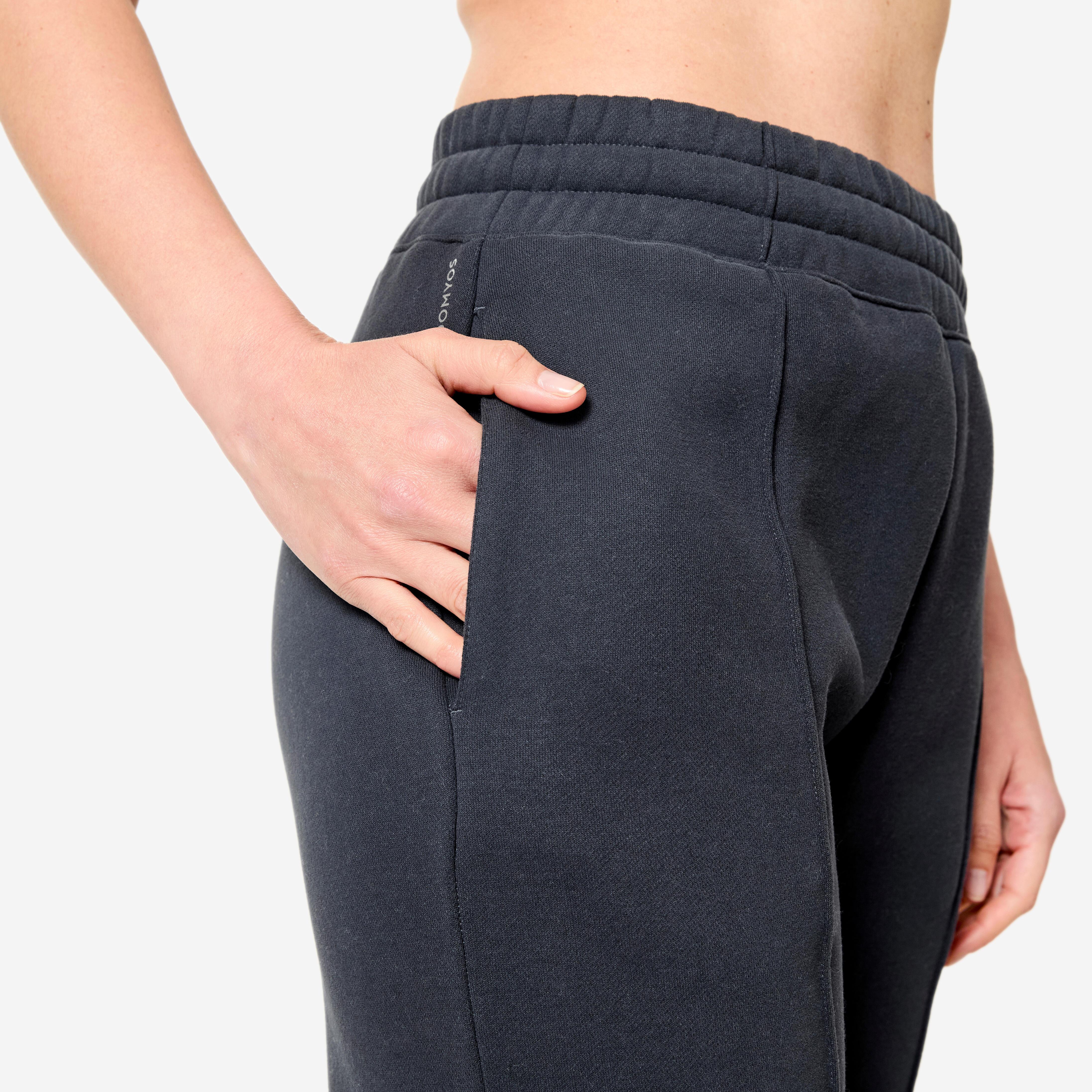 DOMYOS  Pantalon de jogging femme polaire 