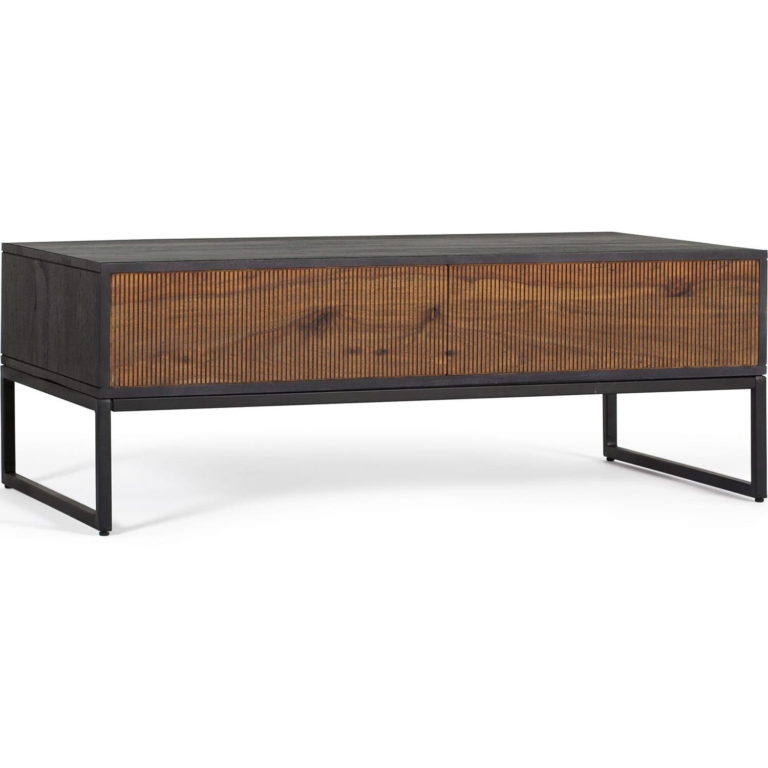 mutoni Table basse Quadra palissandre noir 110  