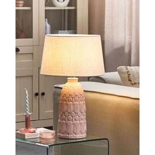 Beliani Lampe à poser en Céramique Boho ZARIMA  