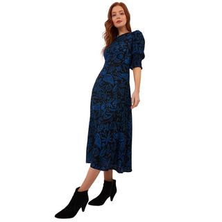 Joe Browns  Robe Florale Manches Bouffantes Rétro 