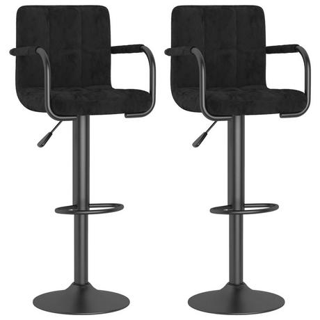 VidaXL Tabouret de bar velours  