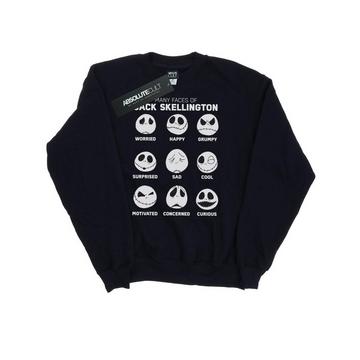 Nightmare Before Christmas The Many Faces Of Jack Sweatshirt