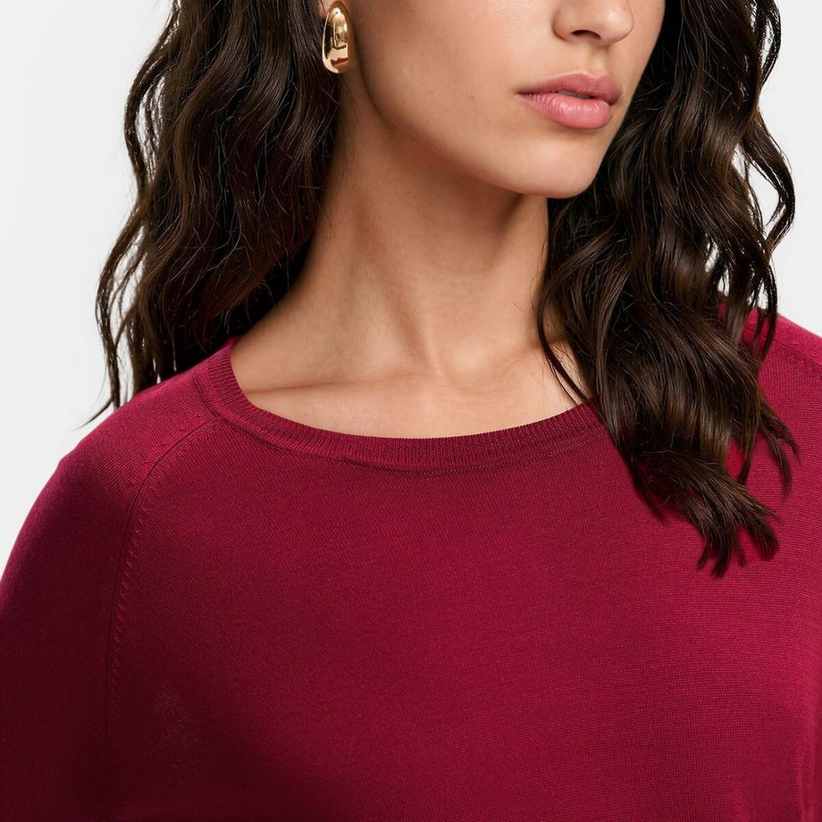La Redoute Collections Pull Col Rond en Maille Fine  