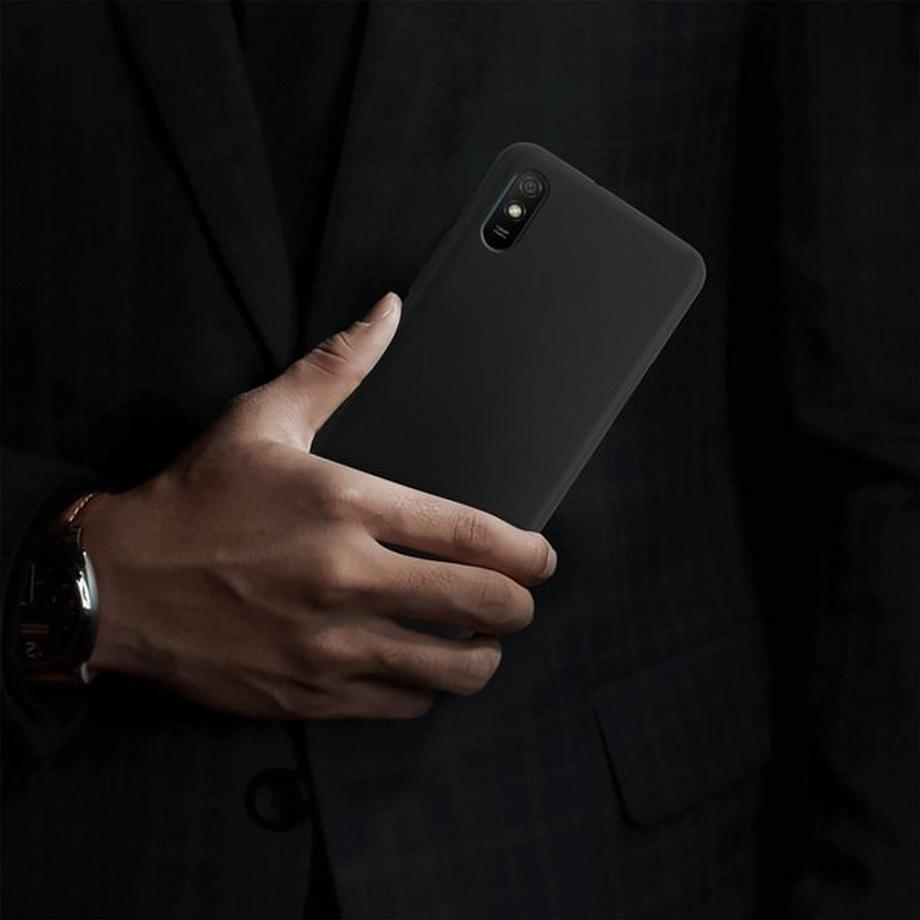 Avizar  Coque Xiaomi Redmi 9A Mat Noir 