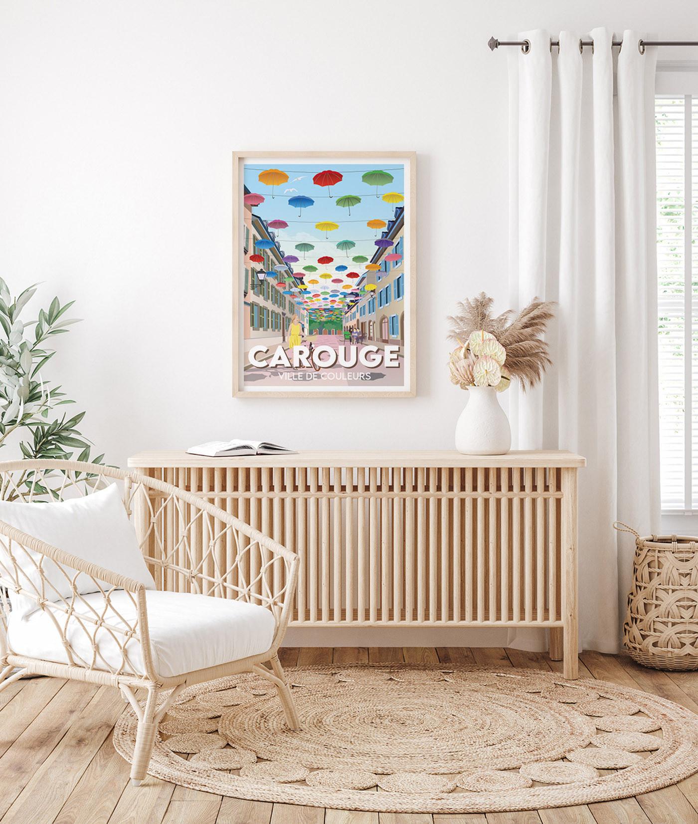 La-Jonx Carouge - Ville de couleurs - Poster  