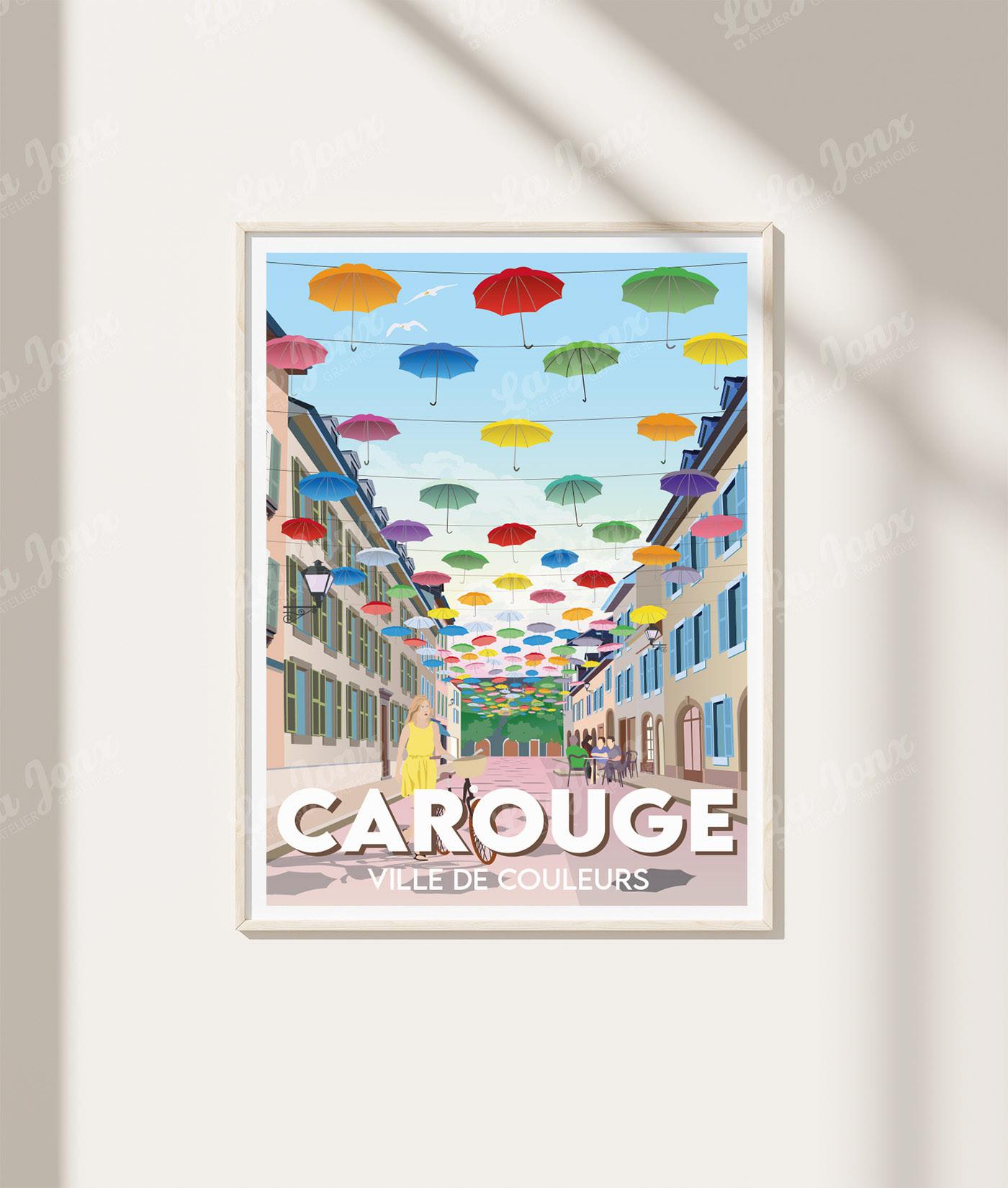 La-Jonx Carouge - Ville de couleurs - Poster  