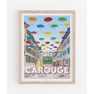 La-Jonx Carouge - Ville de couleurs - Poster  