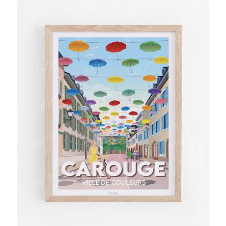 La-Jonx Carouge - Ville de couleurs - Poster  