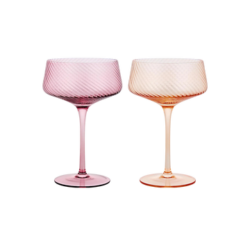 Champagnerschalen Twist 2er-Set