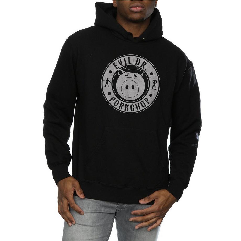 Disney Pixar Toy Story Evil Dr Pork Chop Felpa con Cappuccio  