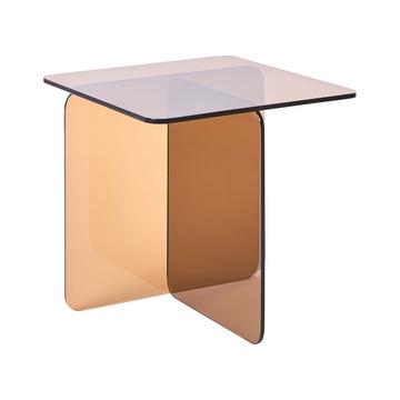 Beistelltisch aus Sicherheitsglas Minimalistisch AMISK