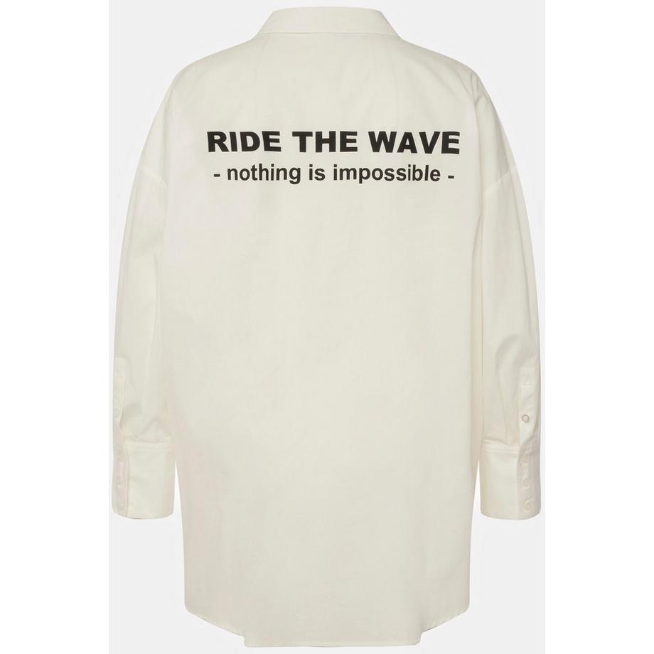 Studio Untold Chemisier Oversize avec Imprimé au Dos  