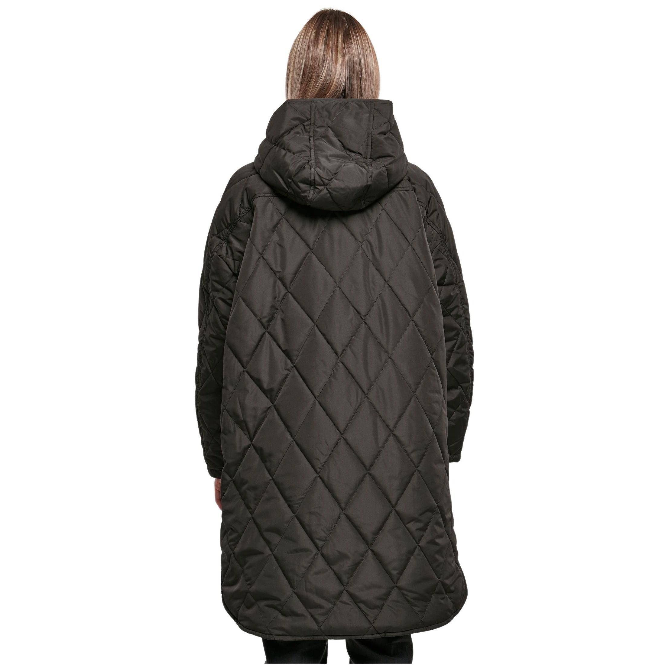 URBAN CLASSICS Parka à Capuche Oversized Diamond Quilted  