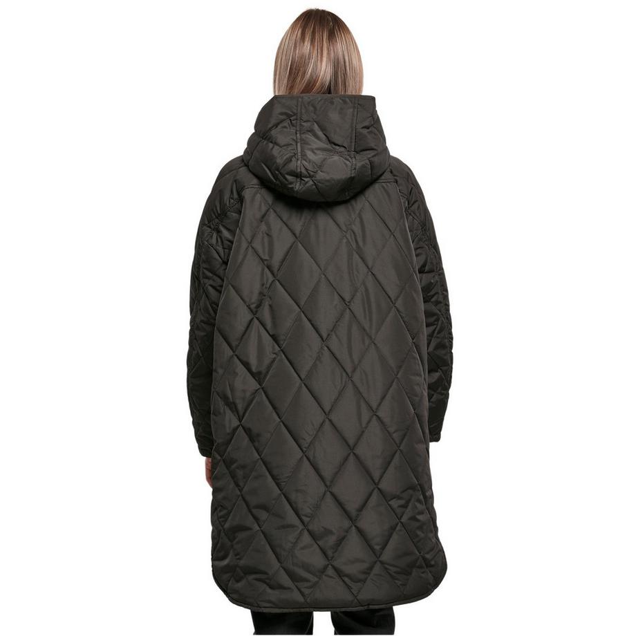 URBAN CLASSICS Parka con Cappuccio Oversized Diamond Quilted  