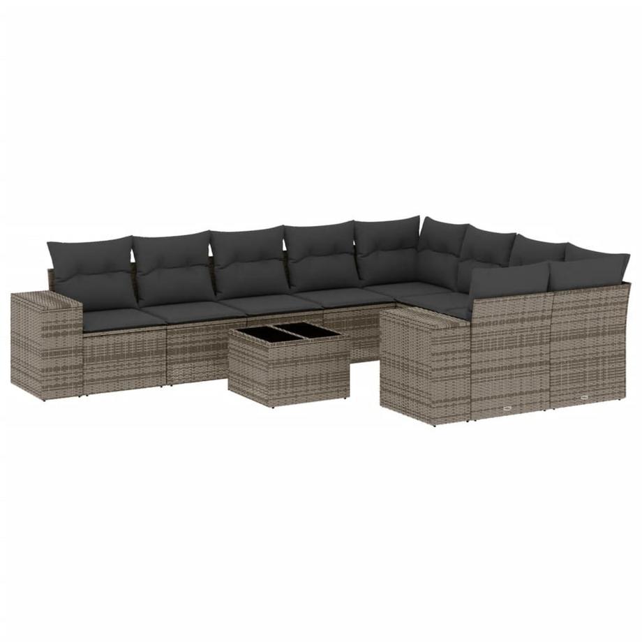 set divano da giardino Polirattan