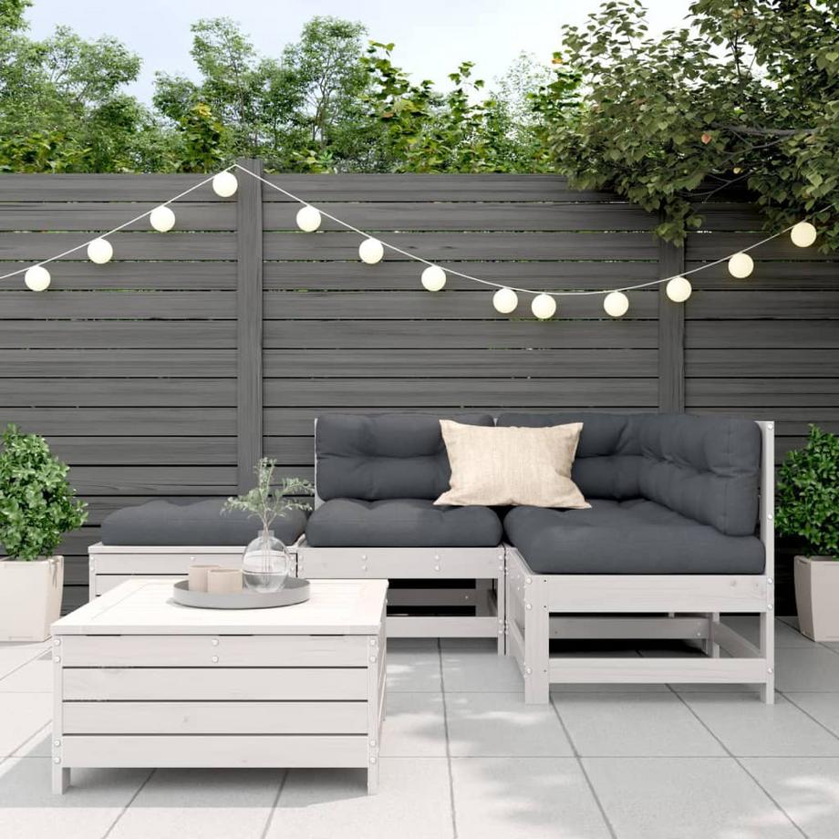 VidaXL Salon de jardin bois de pin  