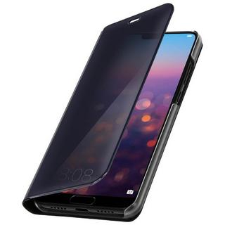 Avizar  Clear View Cover für Huawei P20 Schwarz 