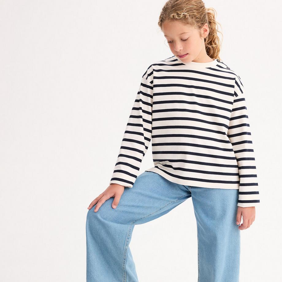 Gestreiftes Langarmshirt