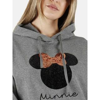 Admas  Pyjama tenue d'intérieur pantalon top à capuche Minnie Sequins Disney 