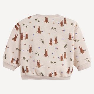 La Redoute Collections  Sweatshirt mit Rundhalsausschnitt aus Molton 