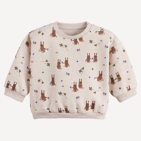 La Redoute Collections  Sweatshirt mit Rundhalsausschnitt aus Molton 