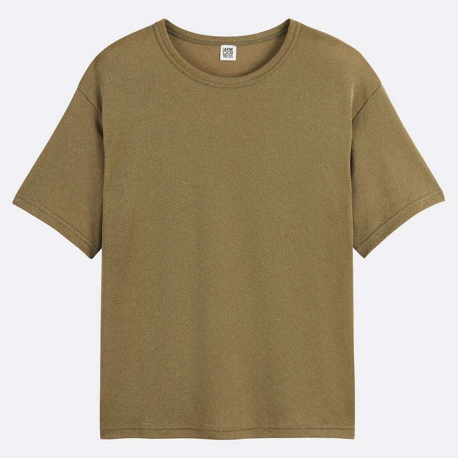 La Redoute Collections Rundhals Pailletten T-Shirt  