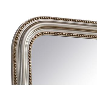 OZAIA Miroir style vintage en bois de paulownia - L. 80 x H. 110 cm - Champagne - HELOISE  