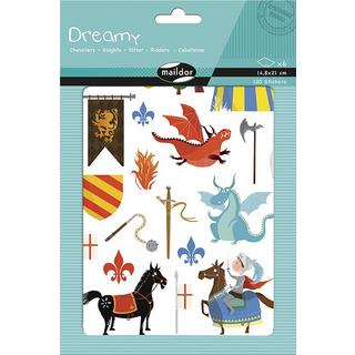 Clairefontaine  Clairefontaine Dreamy, Sach 6 pl 14,8x21cm, Chevaliers 