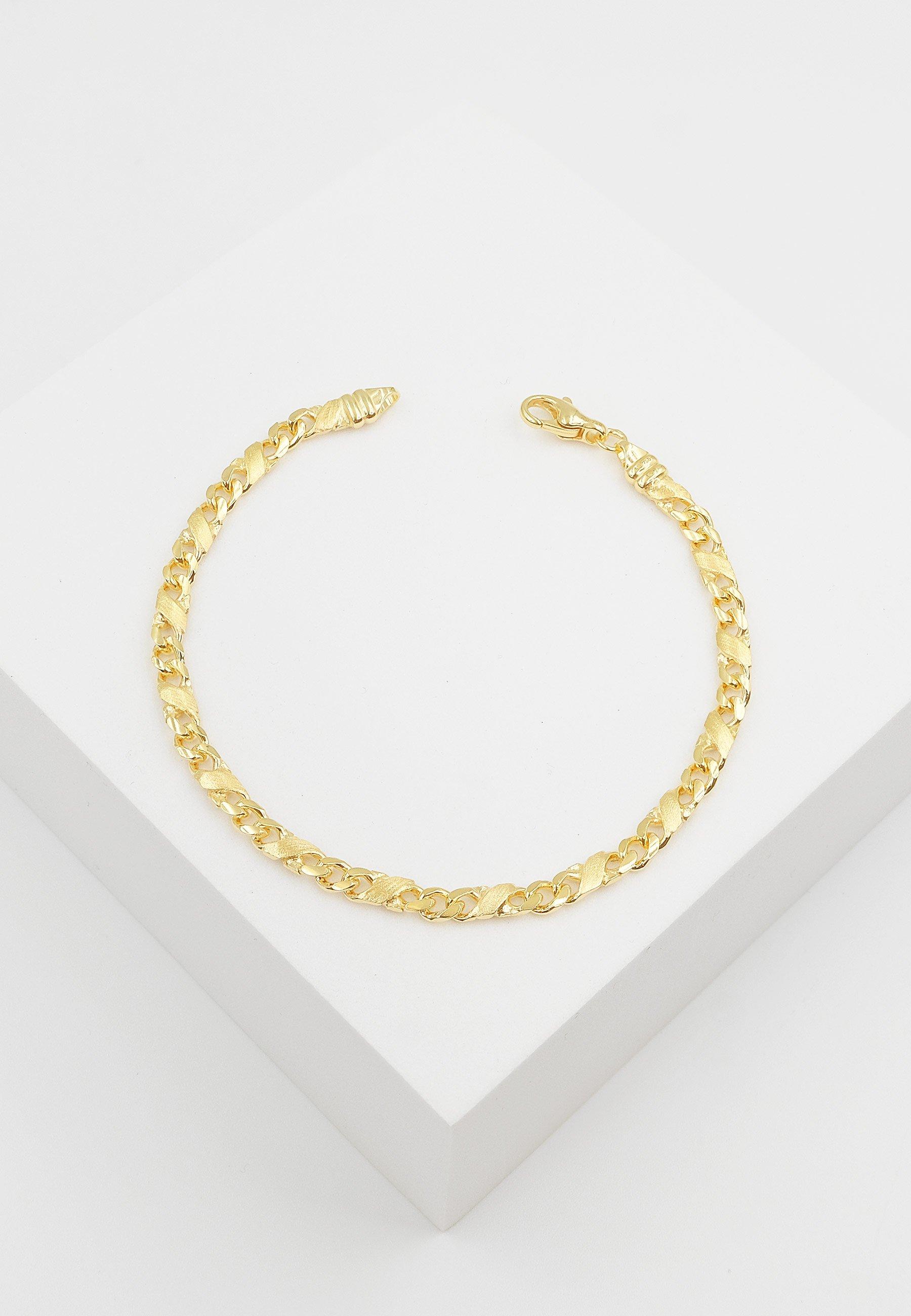 MUAU Schmuck  Bracelet 8er-Kette Gelbgold 750, 3.8mm, 21cm 