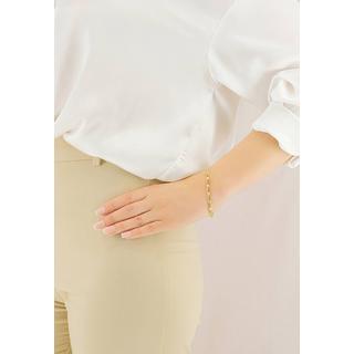 MUAU Schmuck  Bracelet 8er-Kette Gelbgold 750, 3.8mm, 21cm 